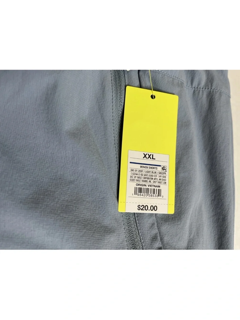 All in Motion Blue Gray Active Light Woven Shorts XXL